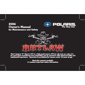 Polaris Youth Outlaw manual cover