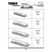 Thule Evolution 673 manual cover