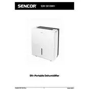 Sencor SDH 3010WH Dehumidifier manual cover