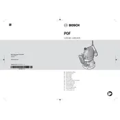 Bosch POF 1200 AE Router manual cover