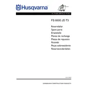 Husqvarna FS 6600 JD T3 Saw manual cover