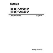 Yamaha RX-V467 Receiver manual cover