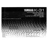 Yamaha K-31 Cassette Deck manual cover