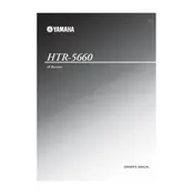 Yamaha HTR-5660 Receiver manual cover