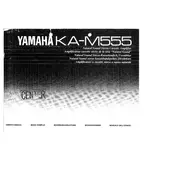 Yamaha KA-M555 Amplifier manual cover