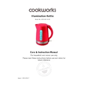 Cookworks 7062443 KE01301YA-CE Kettle manual cover