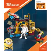 Mega Construx Mattel Despicable Me 3 Dru Lair FFJ35 Construction Set manual cover