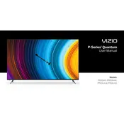 Vizio P65Q9-H1 TV manual cover