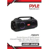 Pyle PSBWP4 Speaker System manual cover