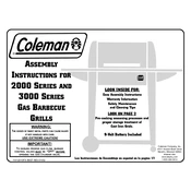 Coleman Gas Barbecue 2000 Series manual cover