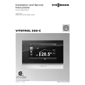 Viessmann Vitoligno 300-C Vitotroll 350-C Remote Control Unit Accessory manual cover