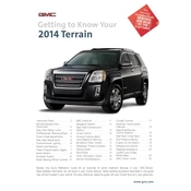 GMC Terrain 2014 manual cover