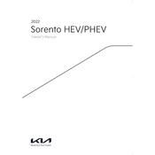 Kia Sorento HEV 2022 SUV manual cover