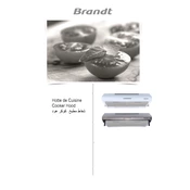 Brandt BHC6601W Hood manual cover