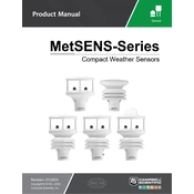 Campbell Scientific MetSENS200 Sensor manual cover