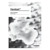 Samsung FlexWash WV60M9900A Washing Machine manual cover