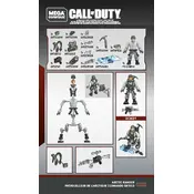 Mega Construx Mattel Call of Duty Arctic Ranger GCN89 Construction Set manual cover