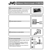 JVC LT-50V750 manual cover