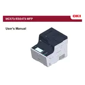 Oki ES5473 MFP Printer manual cover