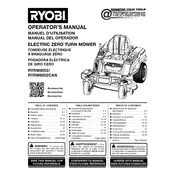 Ryobi RYRM8002 Mower manual cover