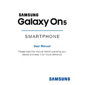 Samsung Galaxy On5 Tracfone SM-S550TZKATFN Phone manual cover