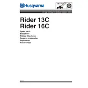 Husqvarna Rider 13 C 965094301 Lawn Mower manual cover