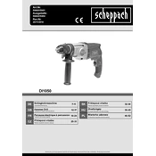 Scheppach DI1050 5906815901 Drill manual cover