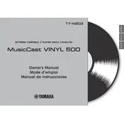 Yamaha MusicCast VINYL 500 Speaker manual cover