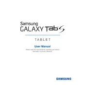 Samsung Galaxy Tab S 10.5 AT&T SM-T807AHAAATT Tablet manual cover