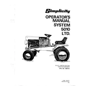 Simplicity 1690118 Tractor manual cover