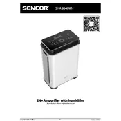 Sencor SHA 8640WH Humidifier manual cover