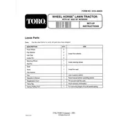 Toro Wheel Horse 71182 Tractor