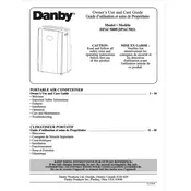 Danby DPAC5009 Air Conditioner manual cover