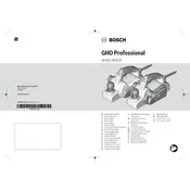 Bosch 0 601 5A4 070 Planer manual cover