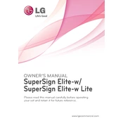 LG 47WS50BS 47WS50BS-B.AUS Signage manual cover