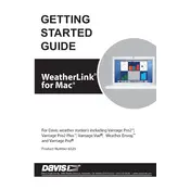 Davis WeatherLink 6520 Data Logger manual cover