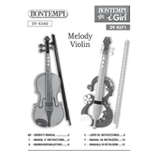 Bontempi 29 4340 Melody Violin manual cover