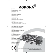 Korona 45072 Grill manual cover