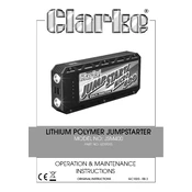 Clarke 6239015 JSM400 Lithium Polymer Jumpstarter manual cover