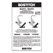 Bostitch MIIIFN Nailer manual cover