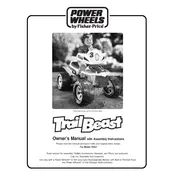 Power Wheels Mattel Trail Beast 74527 Toy manual cover