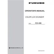 Furuno FCV-295 Sounder manual cover