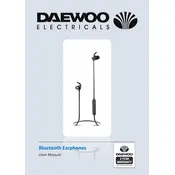 Daewoo Bluetooth Earphones AVS1409 Earphones manual cover