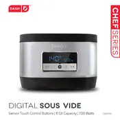 Dash DSV300 Digital Sous Vide manual cover