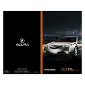 Acura TL 2011 Sedan manual cover