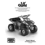 Power Wheels Mattel Lil Quad M7331 Toy manual cover