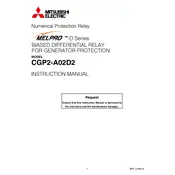 Mitsubishi CGP2-A02D2 Relay manual cover