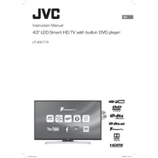 JVC LT-43C775 manual cover