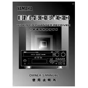 Yamaha EM-202VCD Receiver manual cover