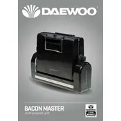 Daewoo Bacon Master SDA1559 Grill manual cover